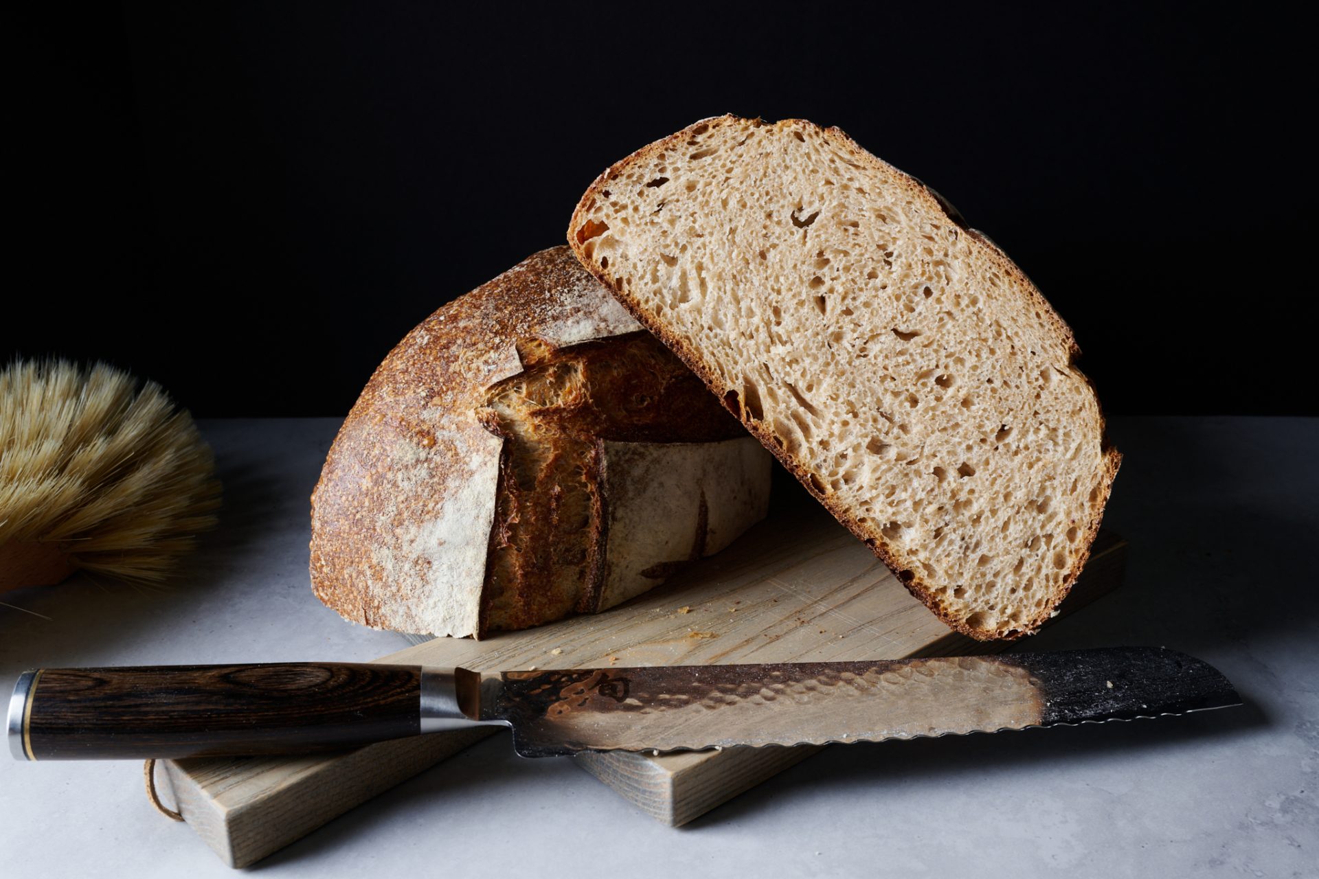 AI-Generated Sourdough Bread Recipe Internal Crumb